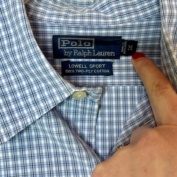 Polo by Ralph Lauren Lowell Sport Button Up Shirt Size M - Picture 4 of 8